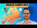 Import Copernicus climate data via API process netCDF and map with ggplot2