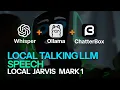 Lagu Local Talking LLM - Jarvis mark1 Speech | Whisper STT - Ollama - Chatterbox TTS