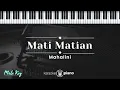 Download Lagu Mati Matian - Mahalini (KARAOKE PIANO - MALE KEY)