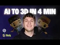 How to Turn Any Image into a 3D Model with AI FAST ChatGPT Meshy