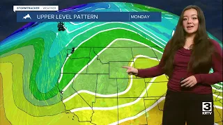 Lighter winds and light precipitation chances ahead