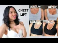 Before after Hana Milly chest lift results Lift your breasts naturally