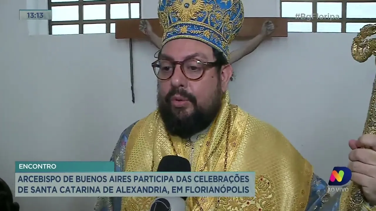 No dia da Padroeira do estado de SC, arcebisto de Buenos Aires visita Florianópolis