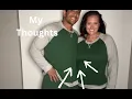 MY THOUGHTS - Matching Pajamas for Couples Long Sleeve Pajama Set for Men and Women 2 Piece Cozy Lou