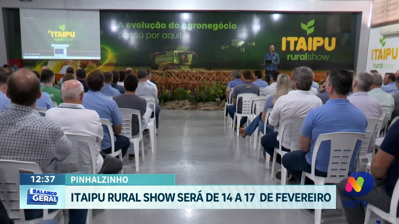 Itaipu Rural Show foi lançada manhã desta sexta-feira em Pinhalzinho
