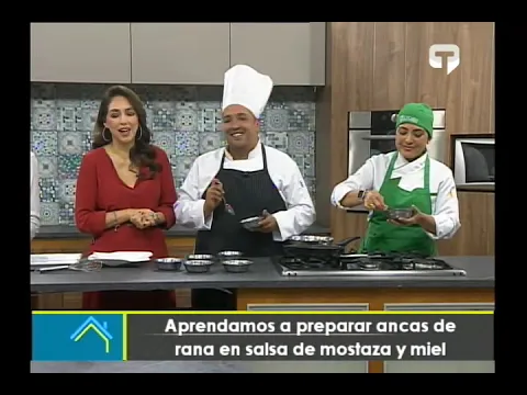 Aprendamos a preparar ancas de rana en salsa de mostaza y miel