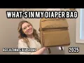 What s in my diaper bag - BEIS ultimate diaper bag