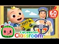 Learning First Words with Wheels on the Bus CoComelon Classroom For Kids with Ms Appleberry