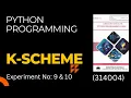 PYTHON PROGRAMMING msbte PRACTICAL NO 9 10 manual msbte python manual answers