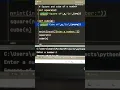 square and cube of a number in Python