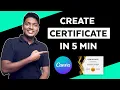 How To Make A Certificate Design In Just 5 Mins