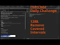 LeetCode Daily Challenge MEDIUM Problem 1288 Remove Covered Intervals
