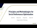 OSDI 25 - Principles and Methodologies for Serial Performance Optimization