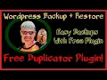 Easy Duplicator Backup For Wordpress Backup and Restore Wordpress Site With Free Duplicator Plugin