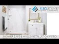 FlexStone Installation - Shower Base Walls Full