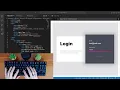 ASMR Programming - Coding Animated Login Screen