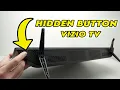 Where is the Power Button Located on a Vizio TV