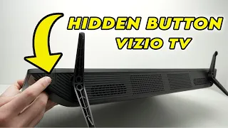 Where is the Power Button Located on a Vizio TV