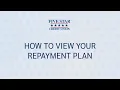 How to View Your Repayment Plan