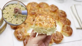 عندك كأس ديال اللوز غتحضري ألذ خلية النحل بكريمة اللوز كتخرج 24 حبة والقوام ريشة 