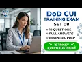 DoD CUI Training Exam 2026 Answers Guide