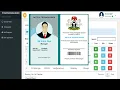 Printable Staff ID Card Generating System using PHP MySQLi Source Code