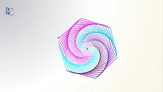 Colorful Spiral Web Design with Python Turtle