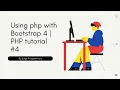 Php comments Using Bootstrap 4 with php