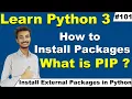 How to install packages in Python PIP in Python HOw to use PIP in Python Python Tutorial in Hindi
