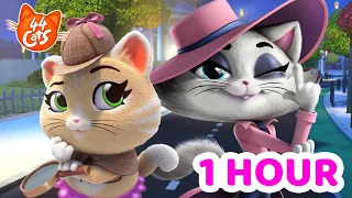 44 Cats | Detective Team in Action! 🕵️‍♂️ 1 HOUR of Full Episodes