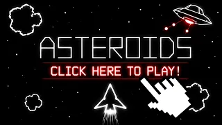 I made the Asteroids game into a PLAYABLE YouTube