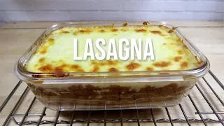 Lasagna Recipe - Beef & Cheese Lasagna - Christmas Lasagna Recipe. 
