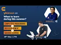 What to learn during this summer Competitive Programming Vs Web Development Vs Machine Learning