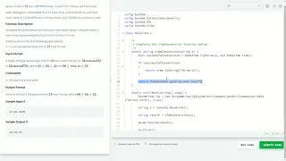 Time Conversion - HackerRank