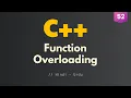 52 Function Overloading in C Urdu Hindi