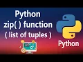 - zip function in Python