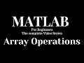 Array Operations Form Begineers to Advanced