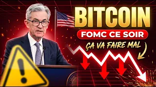 BITCOIN : FOMC, LA CORRECTION QUI PEUT FAIRE MAL !