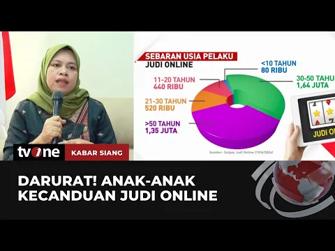 80 Ribu Anak Indonesia di Bawah Usia 10 Tahun Jadi Pemain Judi Online