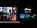 Building React is project Disney plus hotstar clone React JS Typescript Tailwind CSS Firebase