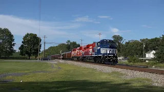 NS 955 OCS with 8118 Stars Stripes leading and 1776 The Bell trailing at Charles Town
