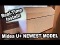 How to Install Midea U Window Air Conditioner U-Shaped AC Real-Time Installation