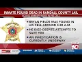 Texas Rangers investigating death of Randall County inmate