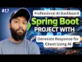 Spring Boot Project with Spring AI Connect AI with Database Car Sales AI Advisor
