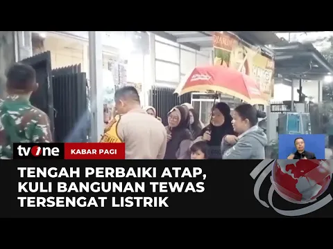 Kuli Bangunan Tewas Tersengat Listrik saat Perbaiki Atap