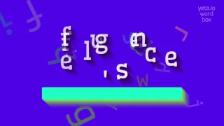 EFFULGENCE S - HOW TO PRONOUNCE IT s