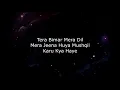(Lyrics) Bimar Dil | Pagalpanti | Urvashi, John, Arshad, Ileana
