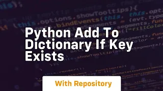 python add to dictionary if key exists