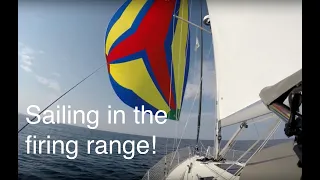 Firing range!!! Lightning. France the tricky bit of Biscay.