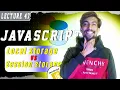 LEC 47 Local Storage VS Session Storage Web Storage Api thecodethread
